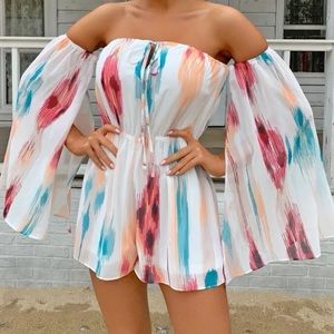 Tie dye romper
